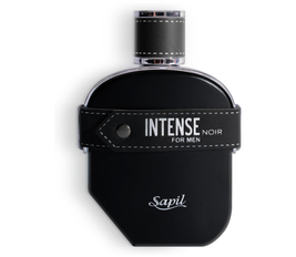 Sapil Intense Noir for men Eau De Toilette 100ml, Affordable Luxury Perfume, Aromatic Ambery Fragrance with Lemon, Birch, Bermagot Top Notes, Bold Blend Perfumes for Men