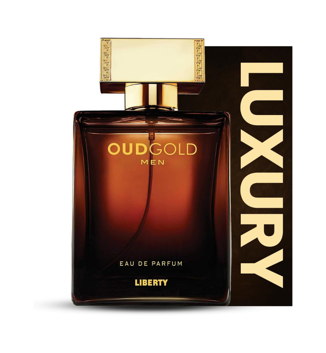Liberty Luxury Oud OudGold Premium Summer Perfume Spray for Men and Women (50ml/1.7Oz), Eau De Parfum (EDP), Designed in France, Long Lasting Smell, Woody notes