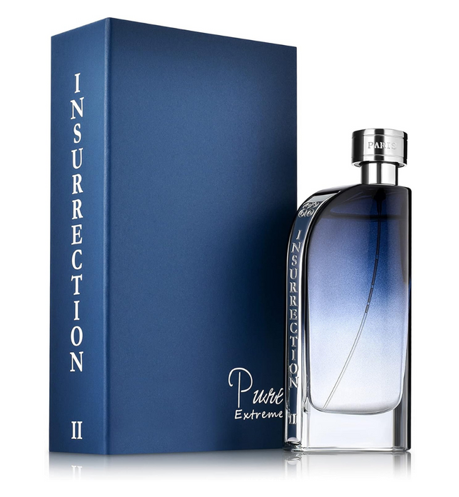 Parisis Perfumes Insurrection II Pure Extreme Eau De Toilette Spray for Men, 90 ml, 3 Fl Oz