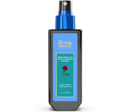 Blue Nectar Body Mist for Women and Men. Long Lasting Uplifting Body Spray with Himalayan Rose and Cardamom (100ml)