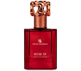 Swiss Arabian Rose 01 Extrait de Parfum, 50ML, Premium Quality Perfume, Unisex Fragrance, Rose, Floral, Fruity, Luxurious Blend Perfume for Women and Men