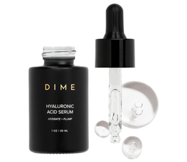 DIME Beauty Hyaluronic Acid Serum Clean Hydrator and Skin Moisturizer with Water Soluble Hyaluronic Acid