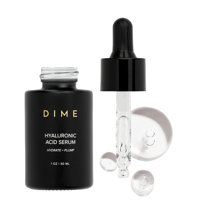 DIME Beauty Hyaluronic Acid Serum Clean Hydrator and Skin Moisturizer with Water Soluble Hyaluronic Acid