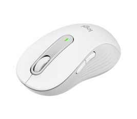 Logitech Signature M650 L Full Size Wireless Mouse - For Large Sized Hands, 2-Year Battery, Silent Clicks, Customisable Side Buttons, Bluetooth, for PC/Mac/Multi-Device/Chromebook - Off-White