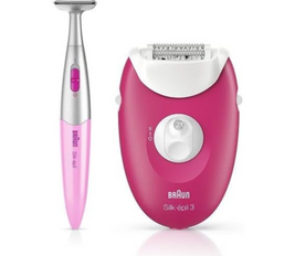 Braun Silk-épil 3-420, Epilator for Long-Lasting Hair Removal, Bikini Styler, 20 Tweezers