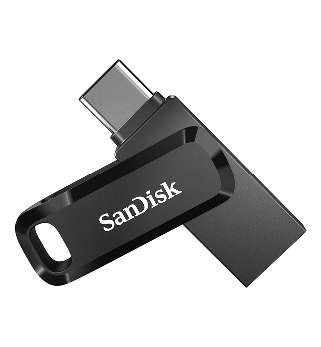 SanDisk 512GB Ultra Drive Dual Go USB Type-C Flash Drive, Black - SDDDC3-512G-G46