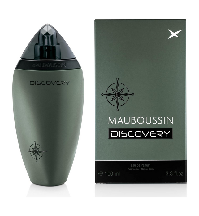 Mauboussin Discovery 100ML (3.3 Fl Oz) Eau de Parfum for Men Woody, Aromatic & Citrus Scents