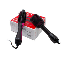 Revlon RVDR5282 One-Step Combo Pack 1 Volumiser + Paddle Brush Styler  Black