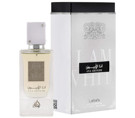 Lattafa I Am White Ana Abiyedh Eau De Parfum, 60 ML