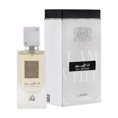 Lattafa I Am White Ana Abiyedh Eau De Parfum, 60 ML