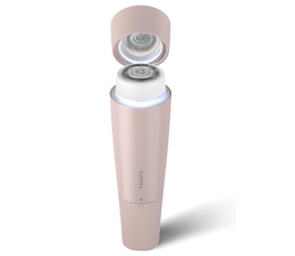 Philips 5000 Series Facial Hair Remover smooth skin on the go for upper lip, chin, cheeks, Lychee Pink, BRR454/00