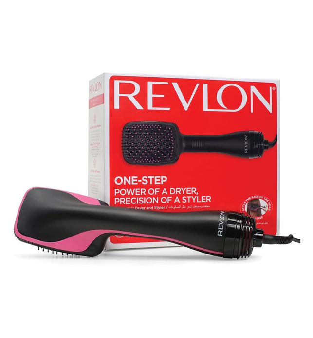 Revlon RVDR5212 Perfect Heat One Step Dryer & Styler, 1100 Watts, 2 heat speed setting. Large paddle design.