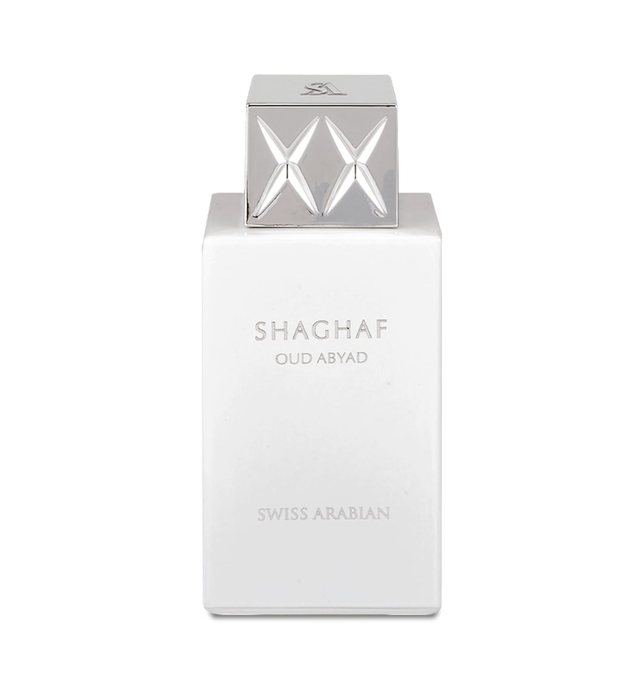 Swiss Arabian Shaghaf Oud Abyad Eau de Parfum, 75ml, Premium Quality Perfume, Women and Men’s Fragrance, Spicy, Resinous, Balsamic Luxurious Blend Perfumes for Men and Women