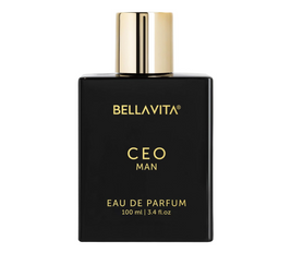 Bella Vita Luxury Perfume for Men CEO Man Eau De Parfum Perfume with Lemon, Lavender, Tonka, Mandarin & Vetiver|Premium, Long Lasting Woody Fragrance for Men, 100 ML