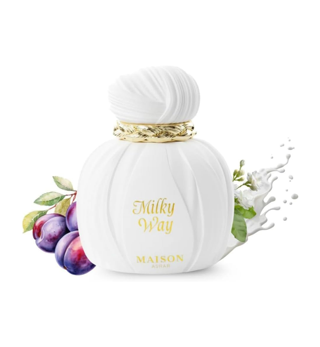 Maison Asrar Milky Way Eau de Parfum 100ML Perfume for Men and Women,