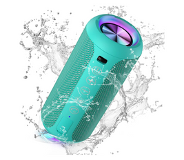 Ortizan Portable Bluetooth Speaker, IPX7 Waterproof Wireless Speaker with 24W Loud Stereo Sound, Outdoor Speakers with Bluetooth 5.3, 30H Playtime, 66ft Bluetooth Range, Dual Pairing for Home