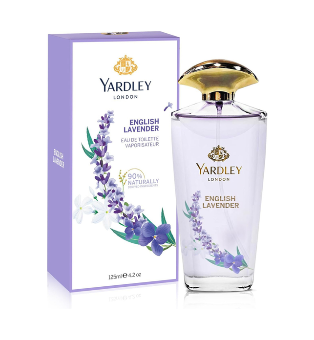Yardley English Lavender, Floral Aromatic Freshness, Relaxing And Calming Scent, Edt 125 ML
