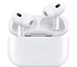 Apple AirPods Pro 2 Wireless Earbuds, Bluetooth Headphones, Active Noise Cancellation, Hearing Aid Feature, Transparency, Personalized Spatial Audio, High-Fidelity Sound, H2 Chip, USB-C Charging