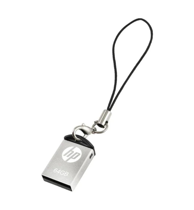 HP USB Memory GB USB 2.0 Super Mini Metal, Shockproof, Splashproof Dustproof Flash Drives v222 W hpfd222 W  64