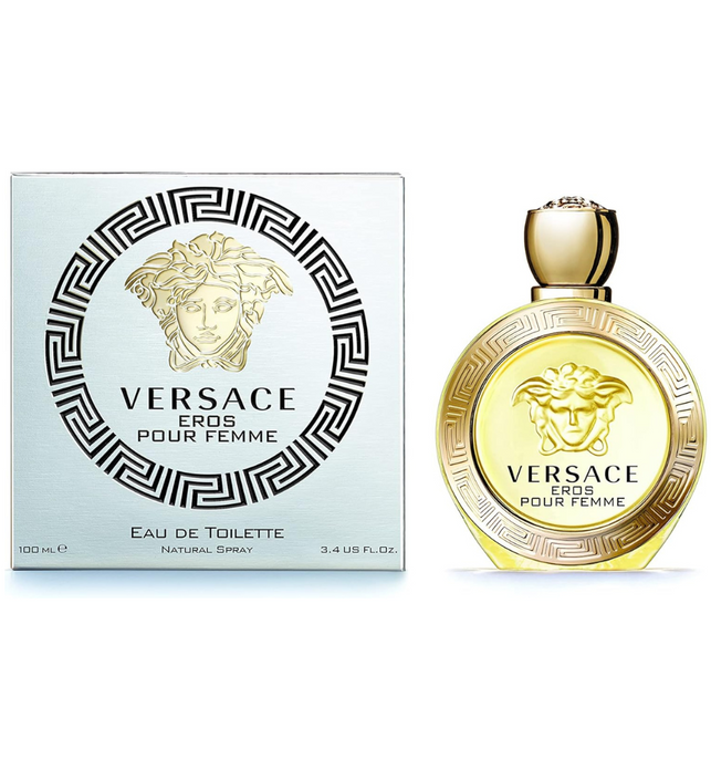 Versace Eros Pour Femme By For Women  Eau De Toilette, 100ML