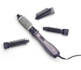 BaByliss Air Styler with Complete Styling Kit | 1200W | 38mm Thermal Brush | 25mm Firm Bristle Brush | 20mm Soft Bristle Brush | Ionic Frizz-Control | 3 Heat Settings | Amazon Exclusive - (AS121SDE)