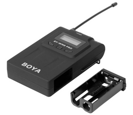 Boya by-WM8 Pro-K2 UHF Dual-Channel Wireless Microphone System with One Receiver and Two Transmitter