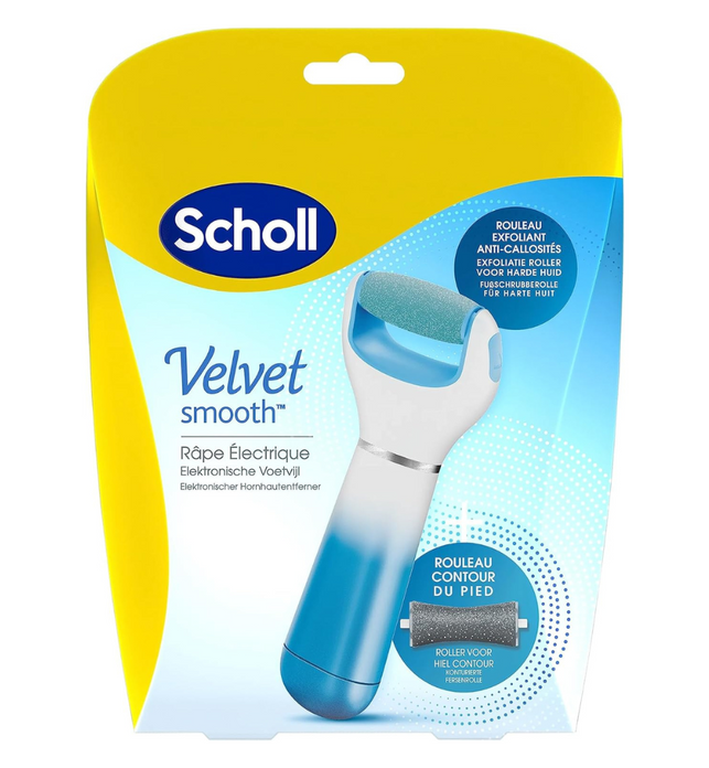 Scholl Velvet Smooth Electric Foot File with Marine Minerals