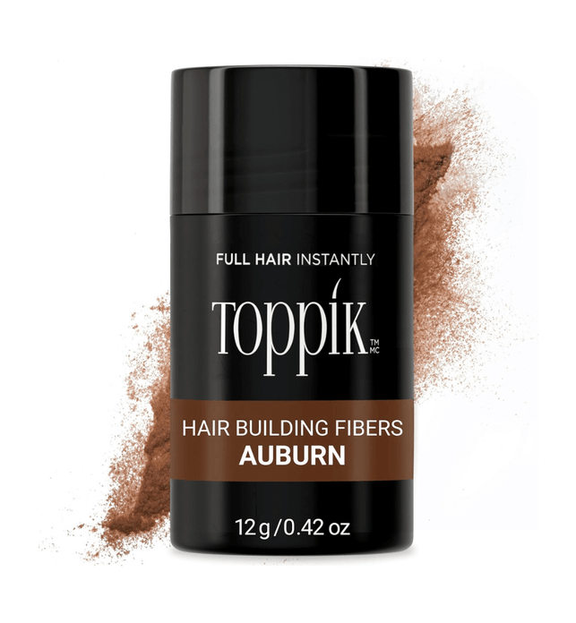 Toppik Hair Building Fibers with Premium Keratin Fibers Conceals Hair Thinning and Hair Loss for Fuller Looking Hair that Gives Completely Natural Look For Men and Women, 12 Grams