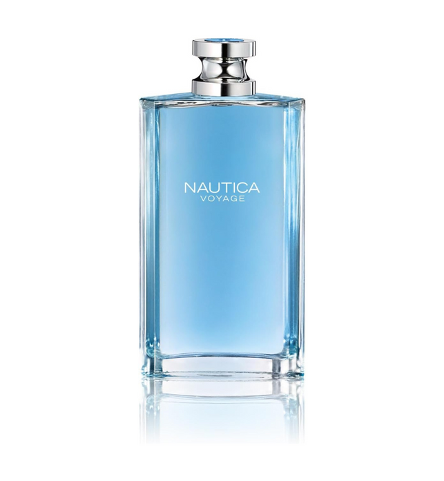 Nautica Voyage Eau De Toilette, Cologne and Fragrance For Men, Fresh, Romantic, Fruity Scent Woody, Aquatic Notes of Apple, Water Lotus, Cedarwood, and Musk Ideal Day Wear, Long Lasting 6.7Fl oz