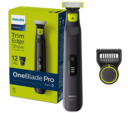 Philips Oneblade Pro Face Qp6530/23, Black