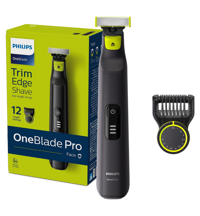 Philips Oneblade Pro Face Qp6530/23, Black