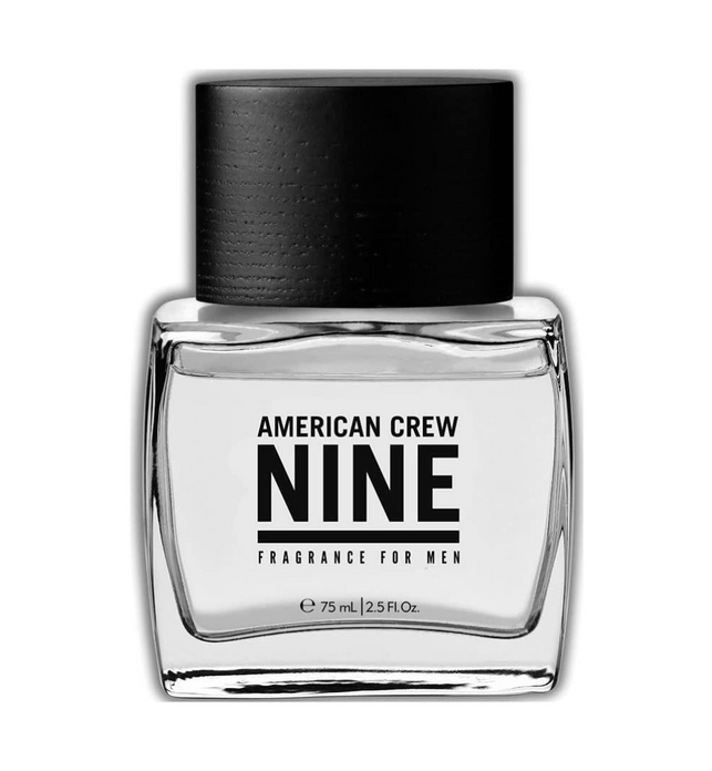 American Crew Nine Fragrance for Men, 75 ml | Classic Eau de Toilette, Fresh & Invigorating Scent, Ideal for Everyday Wear, Sophisticated Masculine Aroma