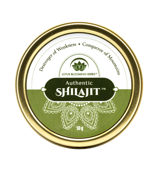 Authentic Shilajit – 100% Pure Gold Grade Himalayan Shilajit Resin with Fulvic Acid & Trace Minerals | Supports Healthy Energy, Stamina & Strength | Lotus Blooming Herbs | 10 Grams