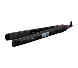 Revlon RVST2165 Flawless Glossy Finish Ionic Technology Digital Hair Straightener, One Size  Black