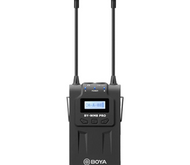 Boya by-WM8 Pro-K2 UHF Dual-Channel Wireless Microphone System with One Receiver and Two Transmitter