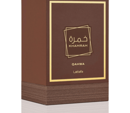 Lattafa Perfumes New Khamrah Qahwa for Unisex Eau de Parfum Spray / 3.4 Ounce/ 100 Ml EDP