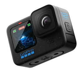 GoPro HERO12 Black - Waterproof Action Camera with 5.3K60 Ultra HD Video, 27MP Photos, HDR, 1/1.9" Image Sensor, Live Streaming, Webcam, Stabilization