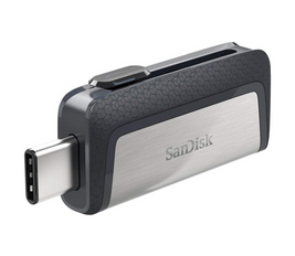 Sandisk ultra dual drive usb type-c 256gb  sdddc2-256g-g46, silver, 164113, sandisk ultra dual drive usb type-c 256