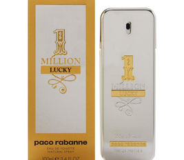 1 Million Lucky by Paco Rabanne for Men Eau de Toilette, 100ml