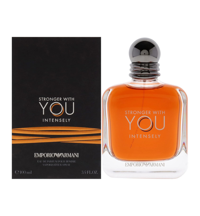 Gorgio Armani Emporio Armani Stronger With You Intensely Giorgio Armani for Men Eau De Parfum, 3.4 Oz , 3.4 Oz