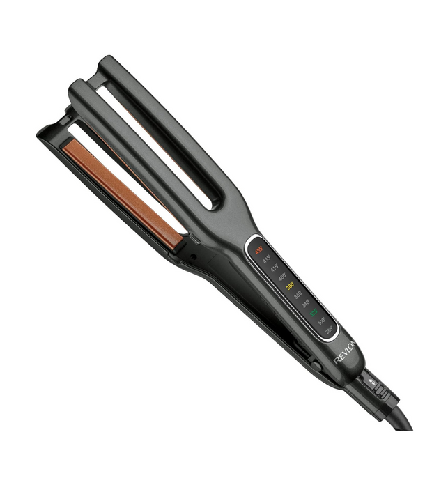 Revlon RVST2204 Dual Plate Hair Straightener, Copper Ceramic Plates, Tangle-Free, Auto Off