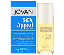 Jovan Sex Appeal Eau De Cologne for Men, 88 ML