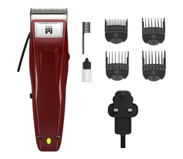 Moser 1400 Cordless Professional Hair Clipper for Men (Made in Germany) | High-grade Stainless Steel blade set | MultiClick Adjustment | 3-Hour Battery Life and Fast Charging (1430-0150)