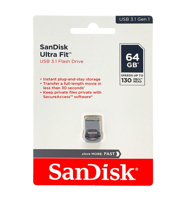 Sandisk Ultra Fit F/Drive 64Gb Sdcz430