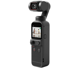 DJI Pocket 2 - Handheld 3-Axis Gimbal Stabilizer with 4K Camera, 1/1.7” CMOS, 64MP Photo, Pocket-Sized, ActiveTrack 3.0, Glamour Effects, YouTube TikTok Video Vlog, for Android and iPhone, Black