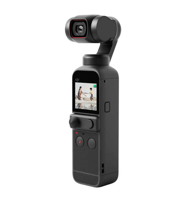 DJI Pocket 2 - Handheld 3-Axis Gimbal Stabilizer with 4K Camera, 1/1.7” CMOS, 64MP Photo, Pocket-Sized, ActiveTrack 3.0, Glamour Effects, YouTube TikTok Video Vlog, for Android and iPhone, Black