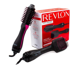 Revlon RVDR5282 One-Step Combo Pack 1 Volumiser + Paddle Brush Styler  Black