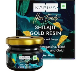 Kapiva Shilajit Gold Resin 20g | Helps in boosting Stamina | Contains 24 Carat Gold | 100% Ayurvedic