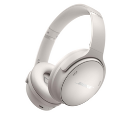 Bose QuietComfort Wireless Noise Cancelling Headphones, Bluetooth Over Ear Headphones with Up To 24 Hours of Battery Life, White 2023