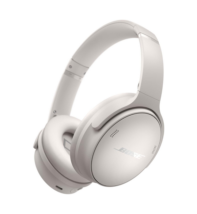 Bose QuietComfort Wireless Noise Cancelling Headphones, Bluetooth Over Ear Headphones with Up To 24 Hours of Battery Life, White 2023